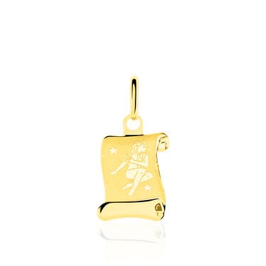 Pendentif Lamie Zodiaque Parchemin Or Jaune Pendentif Lamie Zodiaque Parchemin Or Jaune