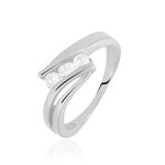 Bague Cascade Argent Blanc Oxyde De Zirconium - Bijoux Femme | Histoire d&rsquo;Or