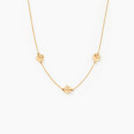 Collier Sakura Love Or Jaune Oxyde De Zirconium - Colliers Femme | Histoire d&rsquo;Or