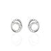 Boucles D'oreilles Puces Annea Argent Blanc Oxyde De Zirconium - Boucles d'oreilles fantaisie Femme | Histoire d’Or