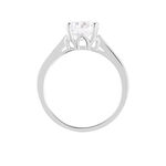 Bague Viky Argent Blanc Oxyde De Zirconium - Bagues solitaires Femme | Histoire d&rsquo;Or