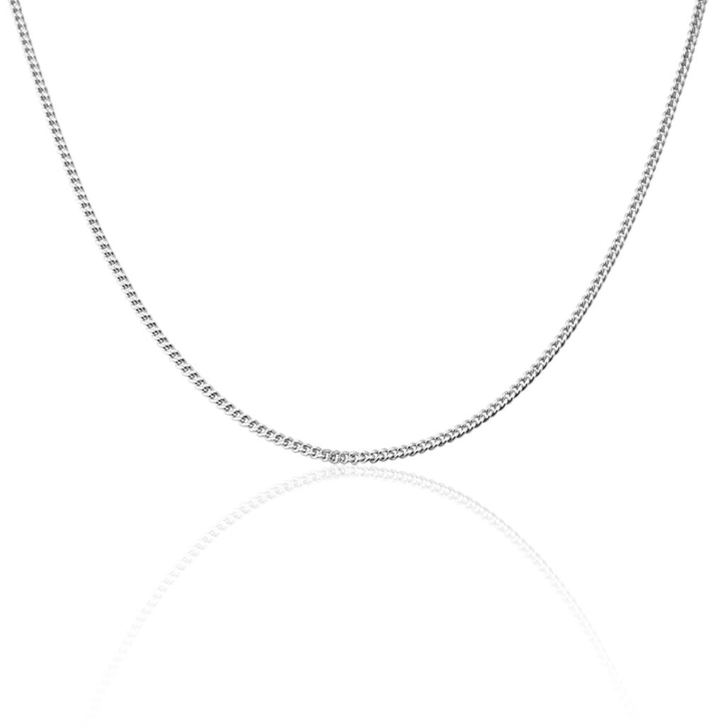Collier Casper Argent Blanc