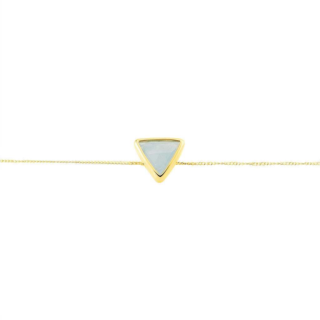 Bracelet Juliete Or Jaune Aigue Marine - Bracelets Femme | Histoire d’Or
