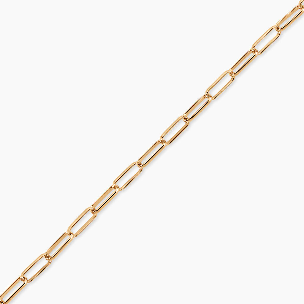 Bracelet Neala Plaqu&eacute; Or Jaune - Bracelets cha&icirc;ne Femme | Histoire d&rsquo;Or
