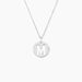 Pendentif Elio M Argent Blanc - Pendentifs Famille | Histoire d&rsquo;Or