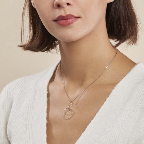 Collier Flaura Argent Blanc - Colliers fantaisie Femme | Histoire d’Or