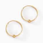 Cr&eacute;oles Aurelya Or Jaune - Boucles d'oreilles cr&eacute;oles Femme | Histoire d&rsquo;Or