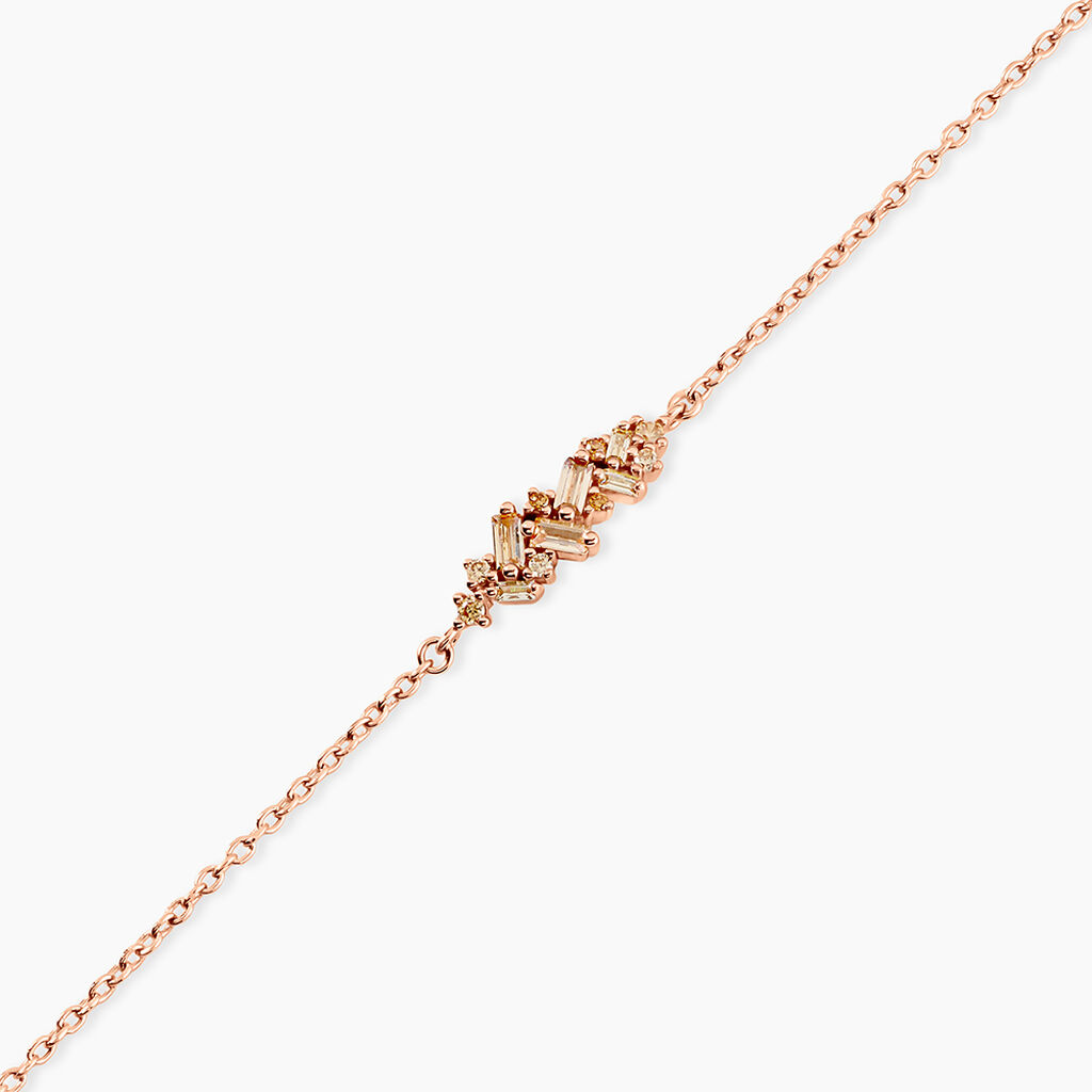 Bracelet Rio Argent Rose Oxyde De Zirconium - Bracelets Femme | Histoire d&rsquo;Or