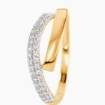 Bague Vero Or Jaune Oxyde De Zirconium - Bagues avec pierre Femme | Histoire d&rsquo;Or