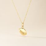 Pendentif Cyril Plaqu&eacute; Or - Pendentifs Homme | Histoire d&rsquo;Or