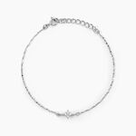 Bracelet Astre Precieux Argent Blanc Oxyde De Zirconium - Bracelets Femme | Histoire d&rsquo;Or