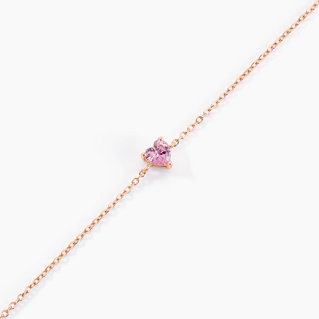 Bracelet Kelvyn Argent Rose Oxyde De Zirconium - Bracelets Femme | Histoire d’Or