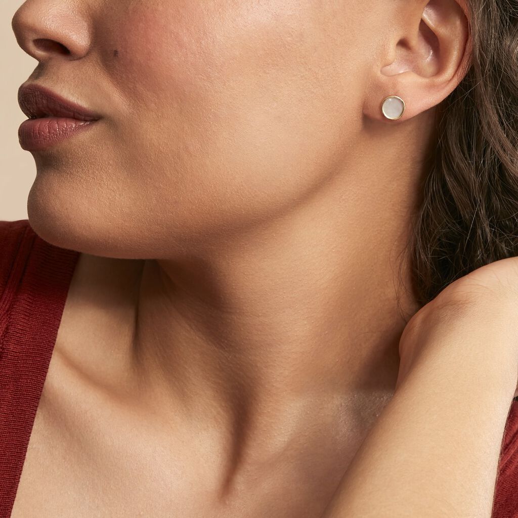 Boucles D'oreilles Florica Or Jaune - Clous d'oreilles Femme | Histoire d’Or