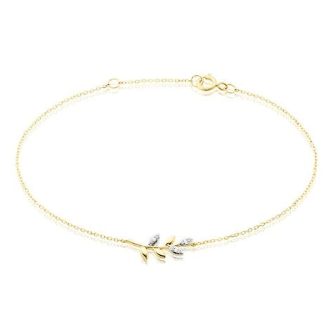 Bracelet Palmiro Or Jaune Diamant - Bracelets Femme | Histoire d’Or