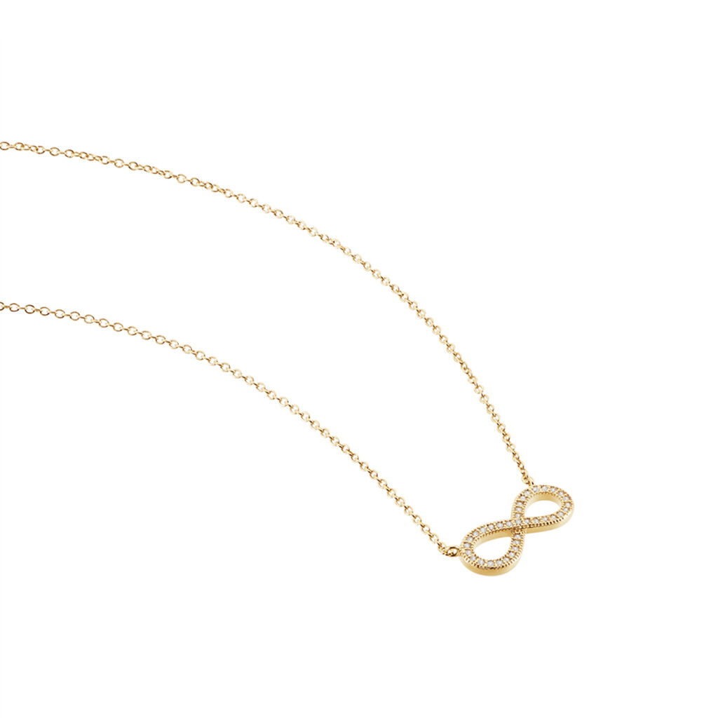 Collier Merane Plaqué Or Jaune Oxyde De Zirconium - Colliers fantaisie Femme | Histoire d’Or