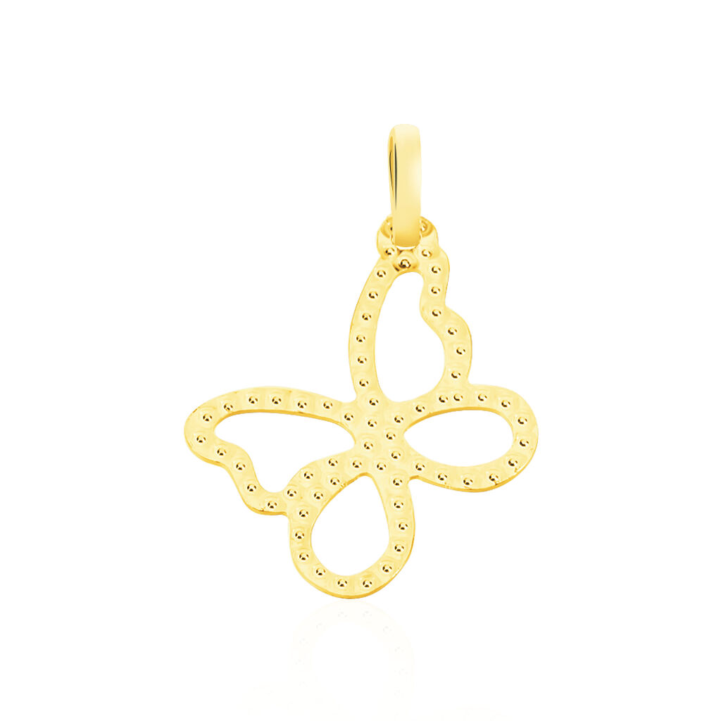 Pendentif Jaima Papillon Diamante Or Jaune - Pendentifs Famille | Histoire d’Or