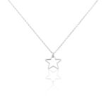 Collier Velma Argent Blanc - Ras de cou Femme | Histoire d&rsquo;Or