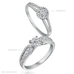 Bague Solitaire Karen Or Blanc Diamant - Bagues solitaires Femme | Histoire d&rsquo;Or