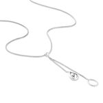 Collier Sela Or Blanc Topaze - Colliers Femme | Histoire d&rsquo;Or