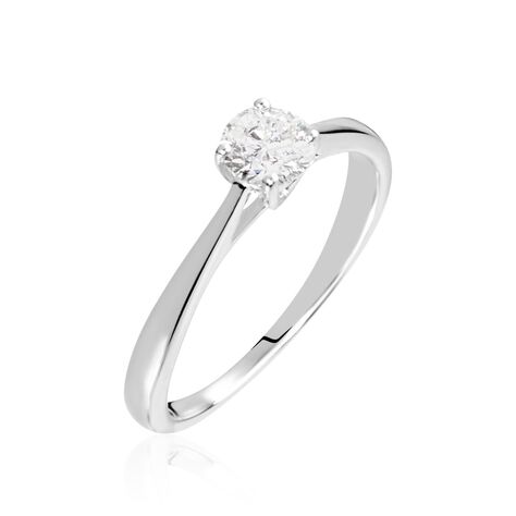 Bague Solitaire Aphrodite Or Blanc Diamant - Bagues solitaires Femme | Histoire d’Or