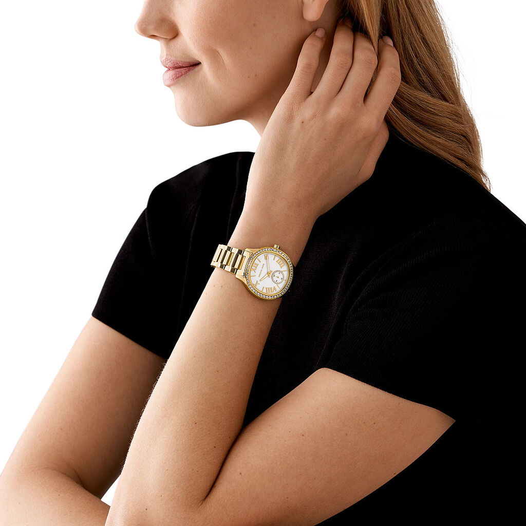 Montre Michael Kors Sage Nacre Blanche - Montres Femme | Histoire d’Or