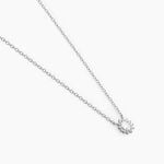 Collier Oliviane Argent Blanc Oxyde De Zirconium - Colliers fantaisie Femme | Histoire d&rsquo;Or