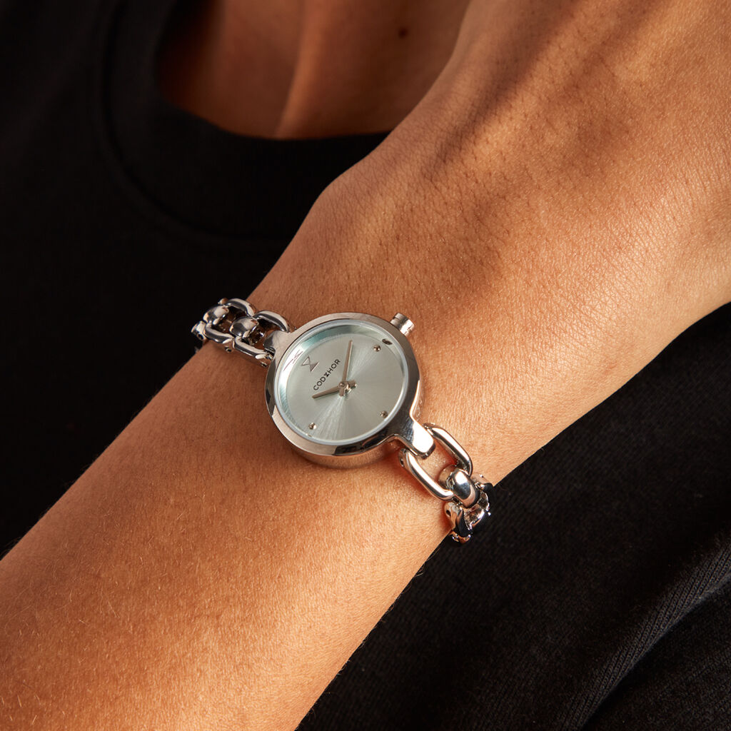 Montre Codhor Lina Bleu Gris - Montres Femme | Histoire d’Or