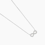 Collier Infini Empierre Or Blanc Diamant - Colliers Femme | Histoire d&rsquo;Or