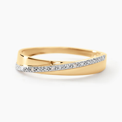 Bague Timira Or Jaune Diamant - Bagues avec pierre Femme | Histoire d’Or