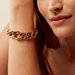 Bracelet Michou Acier Jaune - Bracelets cha&icirc;ne Femme | Histoire d&rsquo;Or