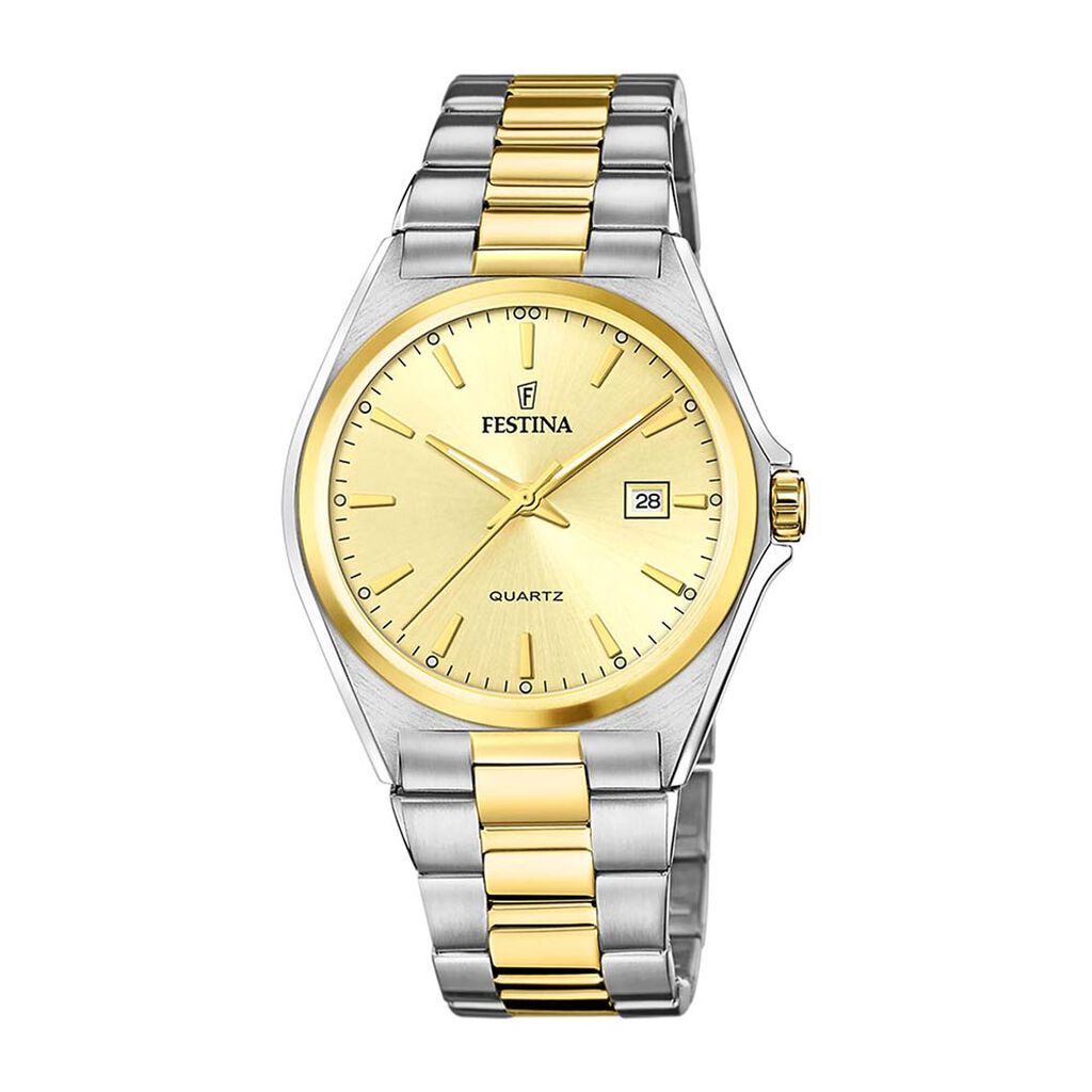 Montre Festina Classics Doré - Montres Homme | Histoire d’Or