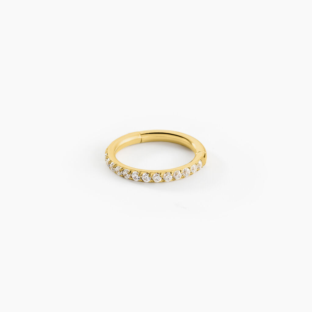 Piercing Maarta Titane Doré Oxyde De Zirconium - Bijoux Femme | Histoire d’Or
