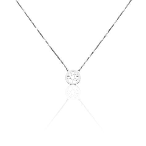 Collier Ethna Argent Blanc - Colliers fantaisie Femme | Histoire d&rsquo;Or