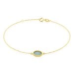 Bracelet Lucky Gems Or Jaune Amazonite - Bracelets Femme | Histoire d&rsquo;Or
