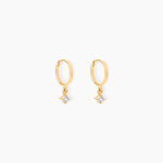 Cr&eacute;oles Racquel Or Jaune Diamant - Boucles d'oreilles cr&eacute;oles Femme | Histoire d&rsquo;Or