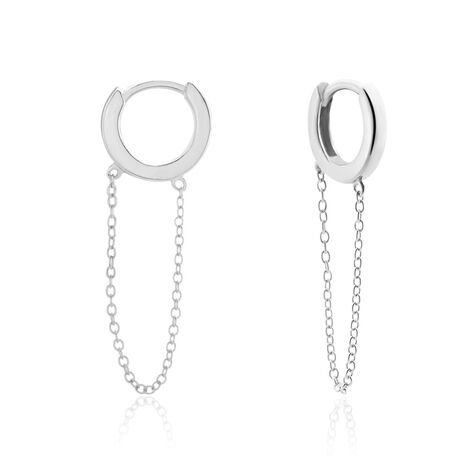 Créoles Argent Jurg - Boucles d'oreilles créoles Femme | Histoire d’Or