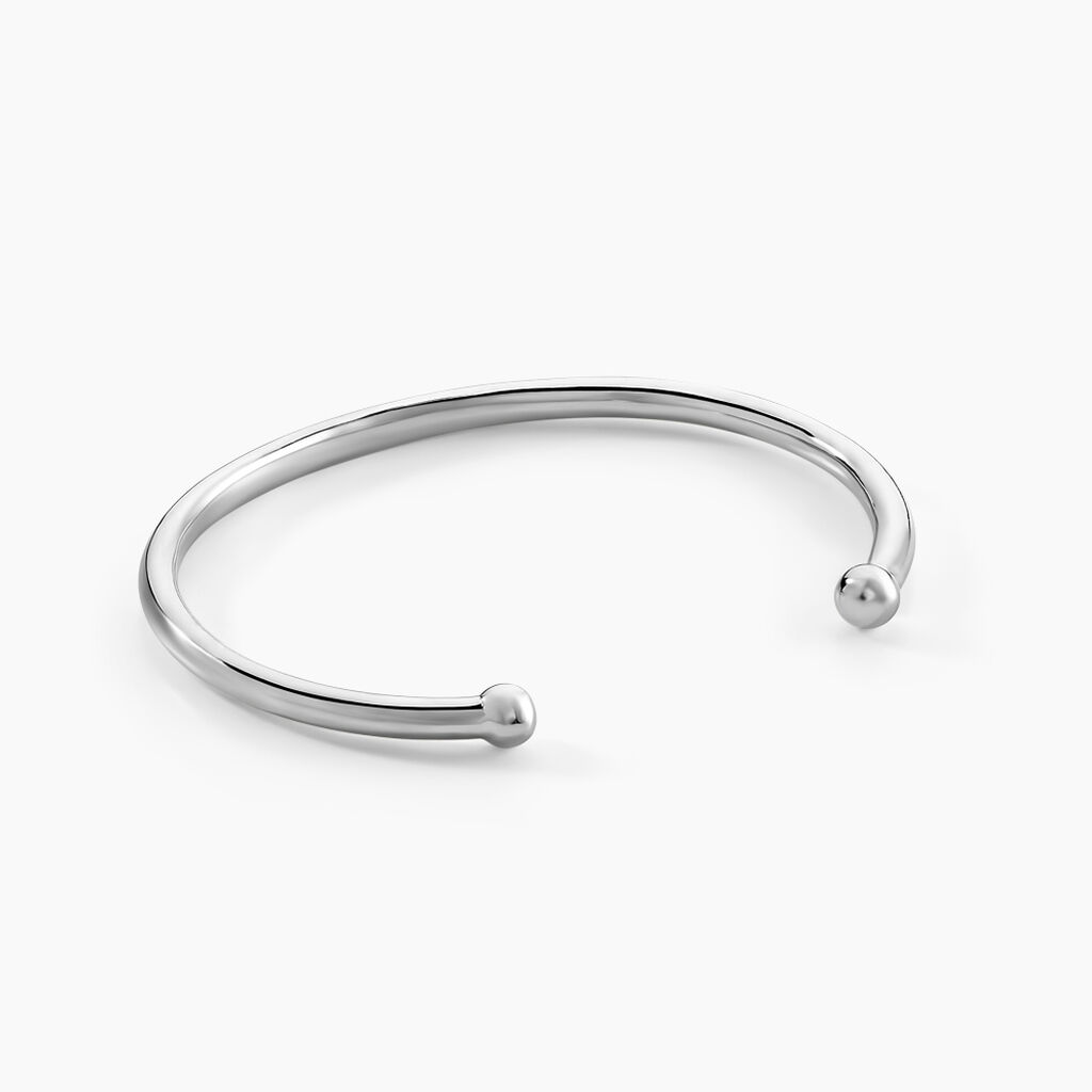 Bracelet Jonc Argent Stefaans - Bracelets joncs Homme | Histoire d’Or