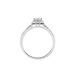 Solitaire Or Blanc  Princessa Diamant Synthetique - Bagues solitaires Femme | Histoire d’Or