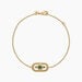 Bracelet Jasmee Plaque Or Jaune Pierre De Synthese Oxyde De Zirconium - Bracelets Femme | Histoire d’Or