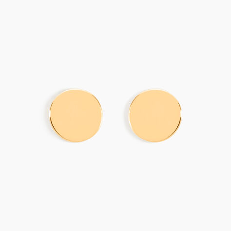 Boucles D'oreilles Puces Genovera Or Jaune - Clous d'oreilles Femme | Histoire d’Or