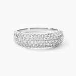 Bague Mademoiselle Argent Blanc Oxyde De Zirconium - Bagues avec pierre Femme | Histoire d&rsquo;Or