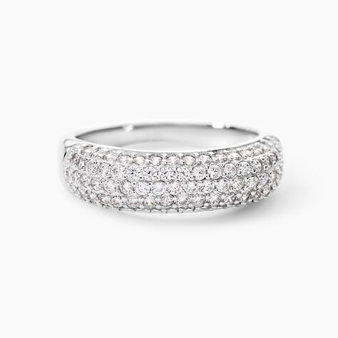 Bague Mademoiselle Argent Blanc Oxyde De Zirconium - Bagues avec pierre Femme | Histoire d&rsquo;Or