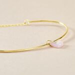 Bracelet Jonc Ida Coeur Or Jaune - Bracelets joncs Enfant | Histoire d&rsquo;Or