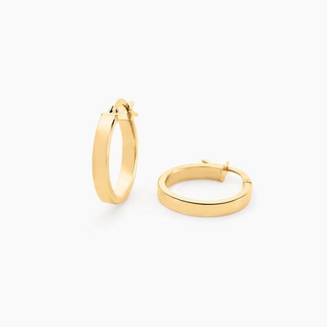 Créoles Cody Or Jaune - Boucles d'oreilles créoles Femme | Histoire d’Or