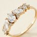 Bague Gatsby Or Jaune Oxyde De Zirconium - Bagues solitaires Femme | Histoire d’Or
