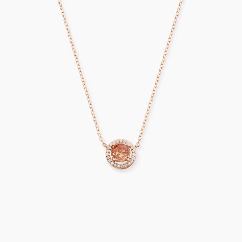 Collier Rio Argent Rose Oxyde De Zirconium - Colliers fantaisie Femme | Histoire d&rsquo;Or