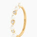 Bague Tiny Pearls Or Jaune Perle De Culture Oxyde De Zirconium - Bagues avec pierre Femme | Histoire d’Or