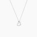 Collier Salona Argent Blanc Oxyde De Zirconium - Colliers Coeur Femme | Histoire d’Or
