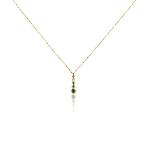 Collier Josephine Or Jaune Emeraude - Colliers Femme | Histoire d’Or