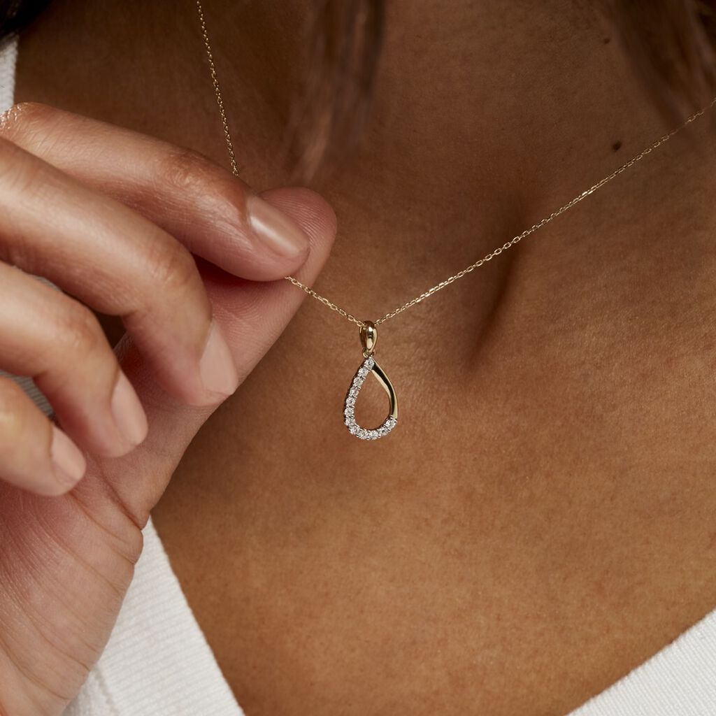 Collier Chrystalise Or Jaune Diamant - Colliers Femme | Histoire d’Or